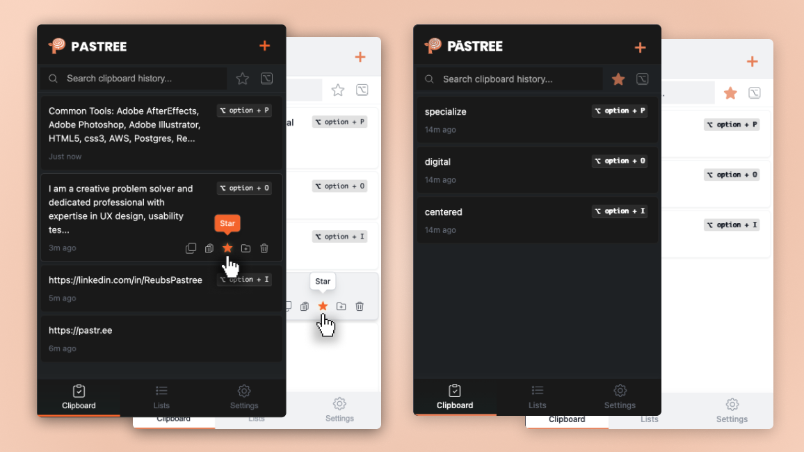 Search & Starring System - Figure 2